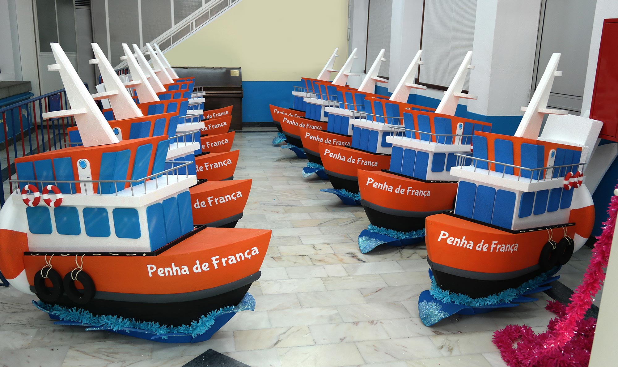 Barcos para as Marchas Populares da Penha de França realizados por LetrasEsferovite.pt
