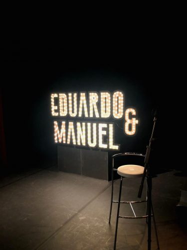 Eduardo & Manuel Letras iluminadas produzido por LetrasEsferovite.pt